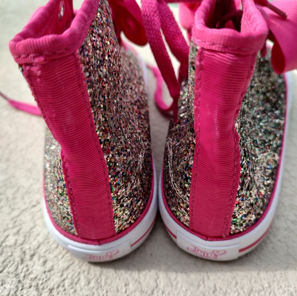 JoJo Siwa glitter high tops - Picture 6 of 9